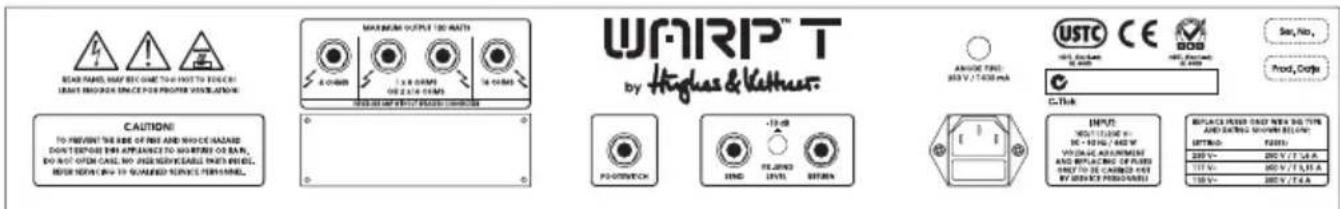 HUGHES & KETTNER Warp T - INPUT - 1