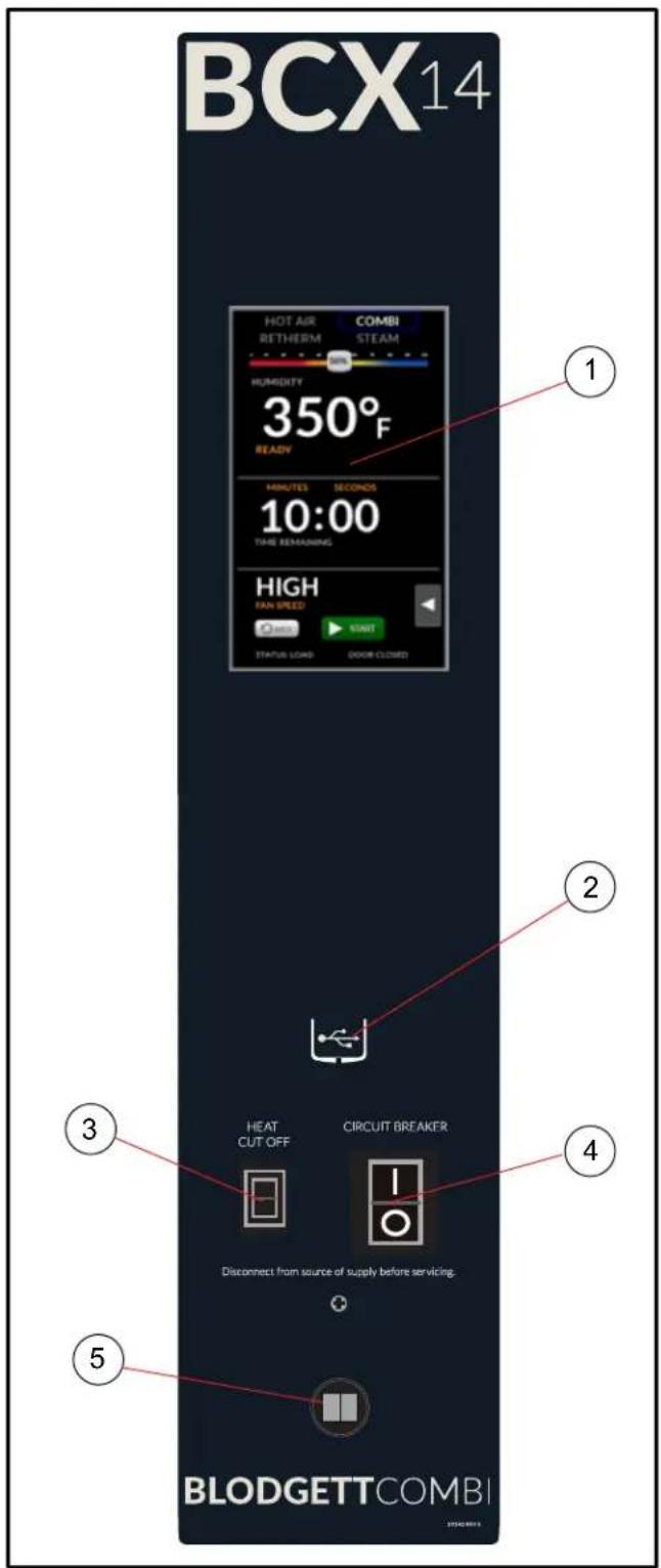 Blodgett CNVX-14E - Commande à écran tactile SmartTouch 2 - 1
