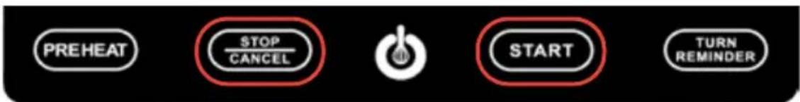 Gourmia GAF798 - STOP / CANCEL COOKING - 1
