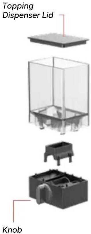Gourmia GAF698 - Using the Toppings Dispenser - 1