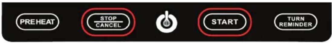 Gourmia GAF486 - STOP / CANCEL COOKING - 1