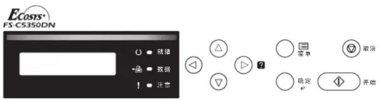 KYOCERA TASKalfa 3011i - 了解操作面板 - 1
