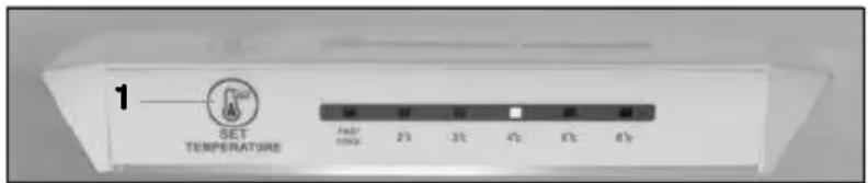 INVENTUM KV1808W - SETTING THE TEMPERATURE OF THE COOLER SECTION - 1