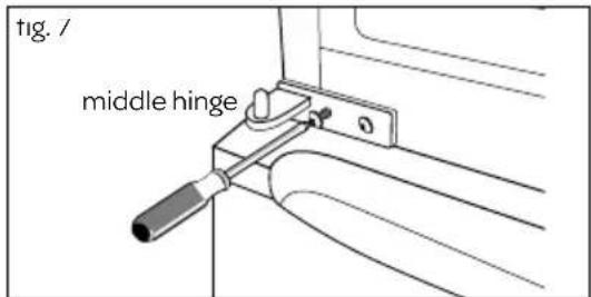 INVENTUM KV1808W - reversing the door opening - 7