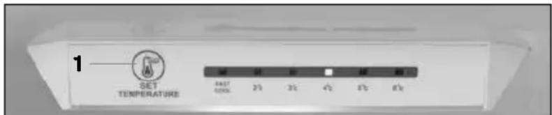 INVENTUM KV1808W - TEMPERATUR DES KÜHLBEREICHS EINSTELLEN - 1
