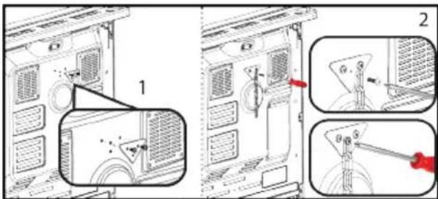 BEKO FBS63031WCS - Si vous produit a 1 chaines de sécurité; - 1