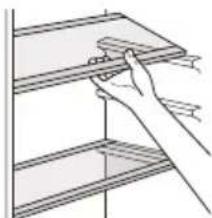 INVENTUM KK1430W - Adjustable glass shelves - 1