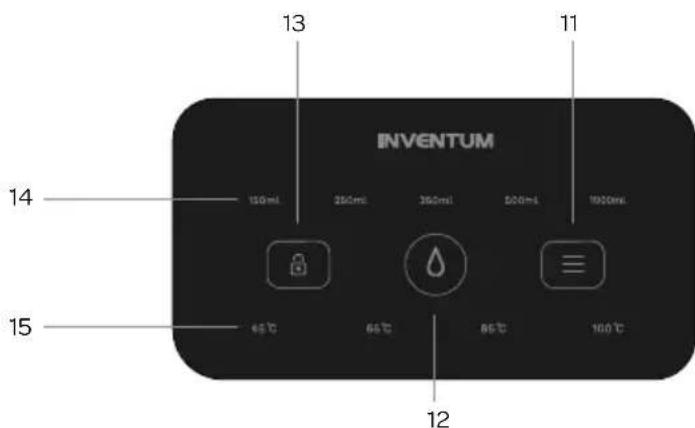 INVENTUM HWD725B - beschrijving van het apparaat - 2