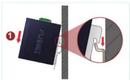 Planet IVC-234GPT - DIN-rail Mounting Installation - 7