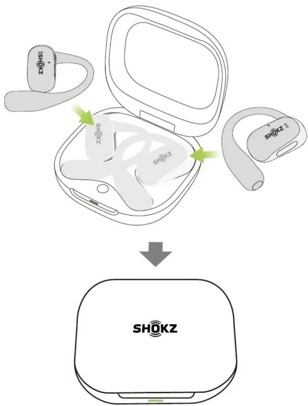 SHOKZ OpenFit 2+ - Marche/Arrêt/Veille - 2