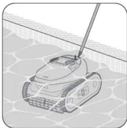 DREAME Z1 Pro - When the robot is waiting on the pool floor: - 2