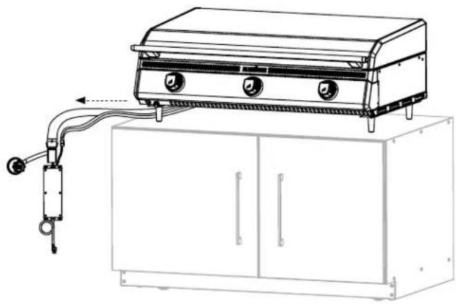 Blackstone 6029 - OPTION B : POUR UNE UTILISATION SUR UN COMPTOIR INCOMBUSTIBLE - 2