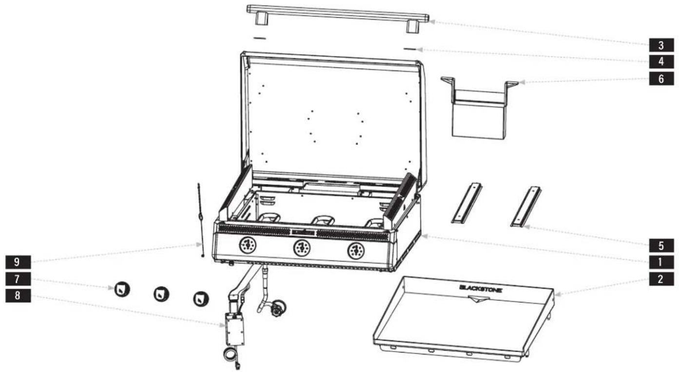 Blackstone 6128 - EXPLODED VIEW - 1