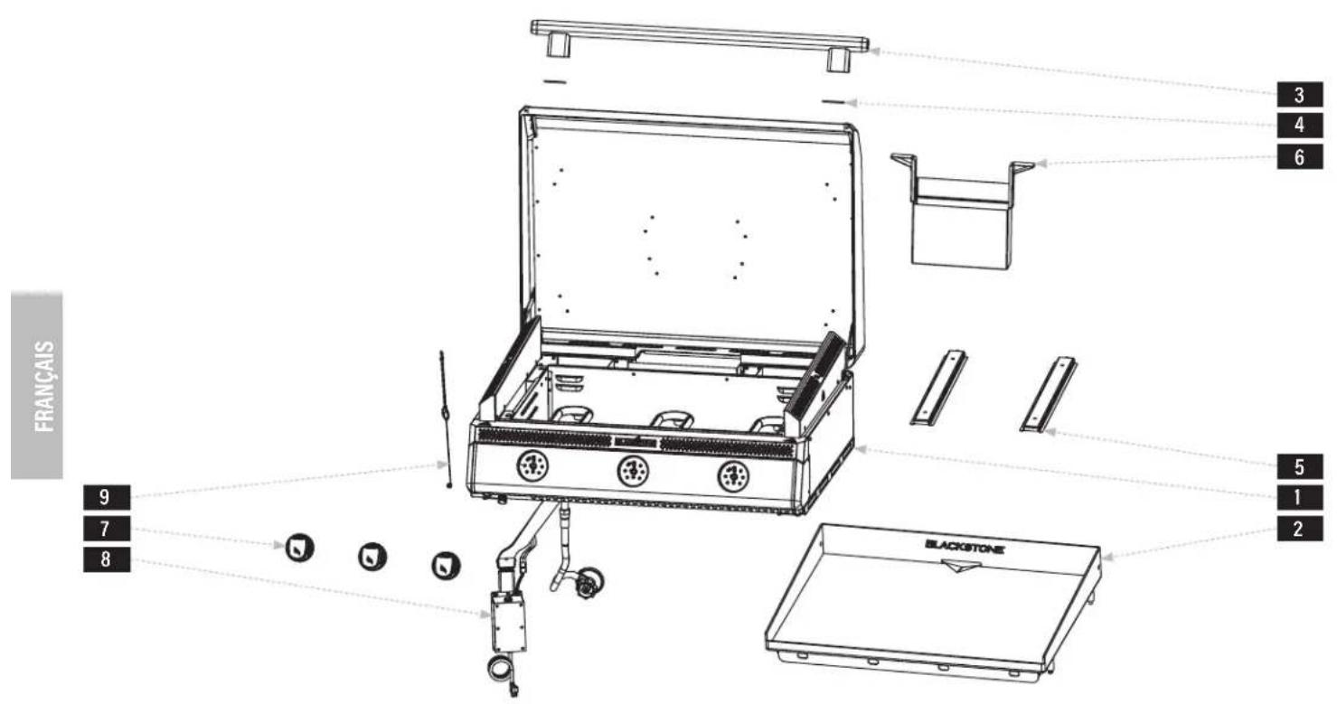 Blackstone 6128 - GUIDE D'ASSEMBLAGE - 1