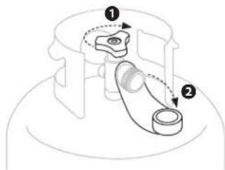 Blackstone 6128 - CONNECTEZ LA BOUTEILLE DE GPL UTILISEZ UNIQUEMENT UNE BOUTEILLE DE 9 KG (20 LB) - 3