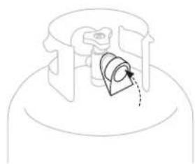 Blackstone 6138 - DISCONNECTING THE LPG CYLINDER - 2