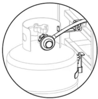 Blackstone 2287 - CONECTAR EL CILINDRO DE GLP UTILICE ÚNICAMENTE UN CILINDRO DE 20 LB (9 KG) - 3