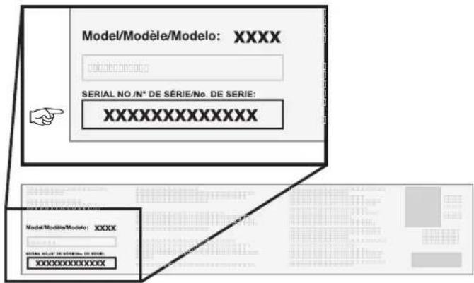 Blackstone 2322 - SERIAL NUMBER LOCATION - 1