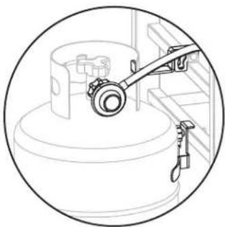 Blackstone 2322 - CONNECTEZ LA BOUTEILLE DE GPL UTILISEZ UNIQUEMENT UNE BOUTEILLE DE 9 KG (20 LB) - 2