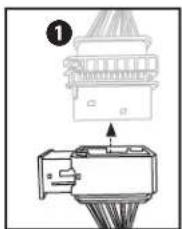 Blackstone 6303 - STEP 07 Push the 18P male and female connector together. - 2