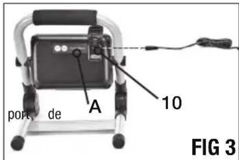 PowerSmith PHL15F - Charger/recharger la lampe de travail - 1