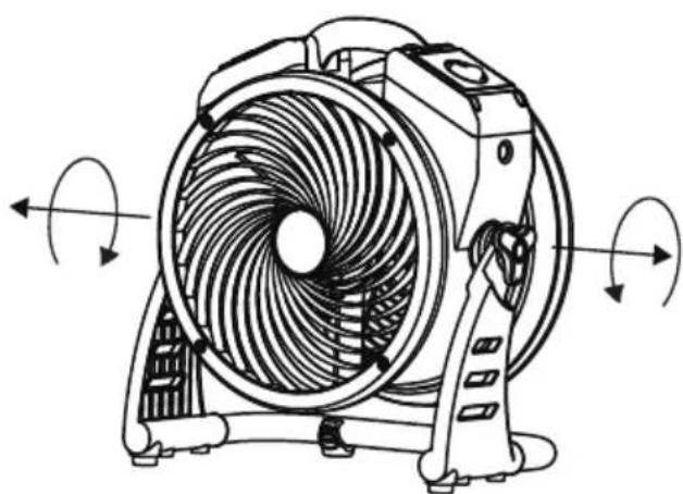 XPower FM-65 - Ajustar la posición de operación - 1