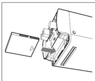 SONY SNC-CH140 - Fente carte CF - 1