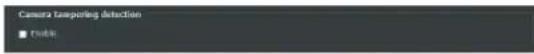 SONY SNC-HM662 - Détection altération caméra - 1