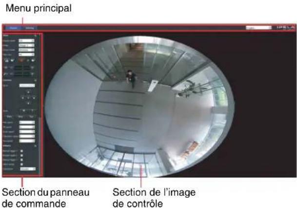 SONY SNC-HM662 - Configuration de l'écran du viseur - 1
