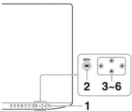 SONY LMD-32M1MD - Χρήση του μενού - 1