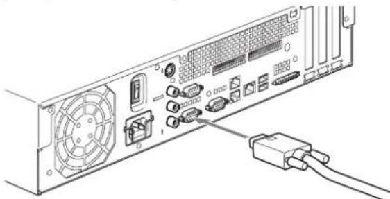 SONY NSR-50 - Collegamento di un monitor - 1