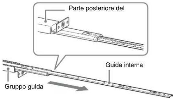 SONY NSR-50 - Estrazione delle guide interne - 1