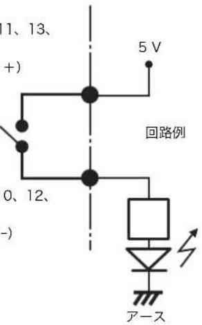 SONY NSR-50 - アラーム出力への配線図 - 1