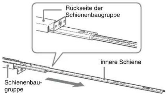SONY NSR-50 - Herausziehen der inneren Schienen - 1