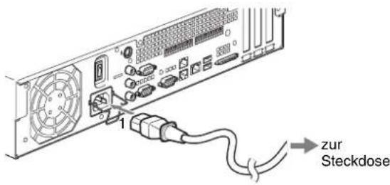 SONY NSR-50 - Anschließen des Netzkabels - 1