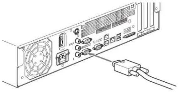 SONY NSR-50 - Conexión de un monitor - 1