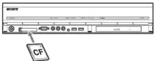 SONY NSR-50 - 使用 CompactFlash 卡（仅限于 NSR-100/50） - 1