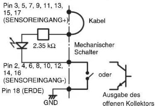 SONY NSR-50 - Schaltplan 2 für Sensoreingabe - 1