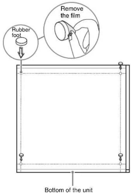 SONY NSR-50 - Installation Without a Rack - 1