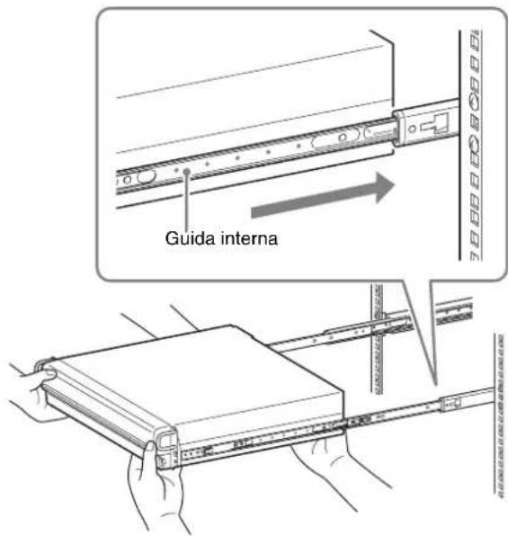 SONY NSR-50 - Tirare le guide scorrevoli dai gruppi guida. - 2