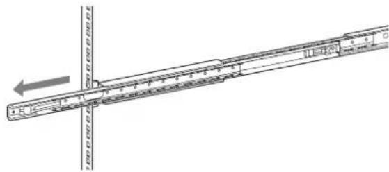 SONY NSR-50 - Tirare le guide scorrevoli dai gruppi guida. - 1