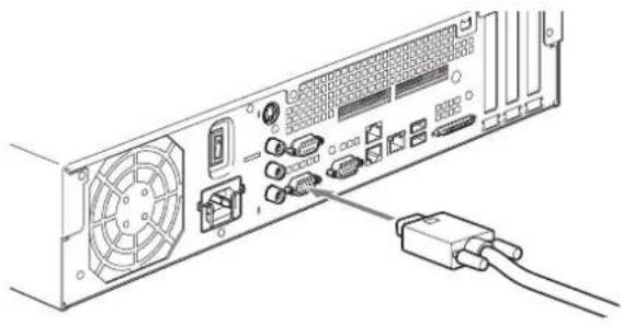 SONY NSR-50 - Anschließen des Monitors - 1
