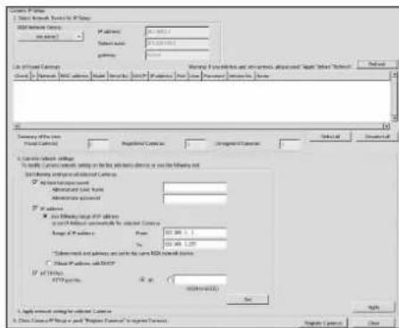 SONY NSR-50 - Configurazione dell'indirizzo IP della telecamera e registrazione sull'unità NSR - 3