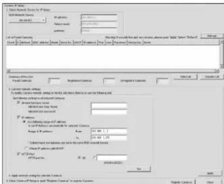 SONY NSR-50 - Configuración de la dirección IP de la cámara y registro en la NSR - 3