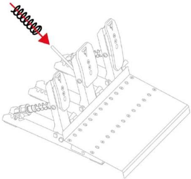 THRUSTMASTER Raceline Pedals III - 修改離合器踏板的阻力 - 3