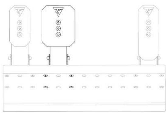 THRUSTMASTER Raceline Pedals III - 调整踏板间距 - 1