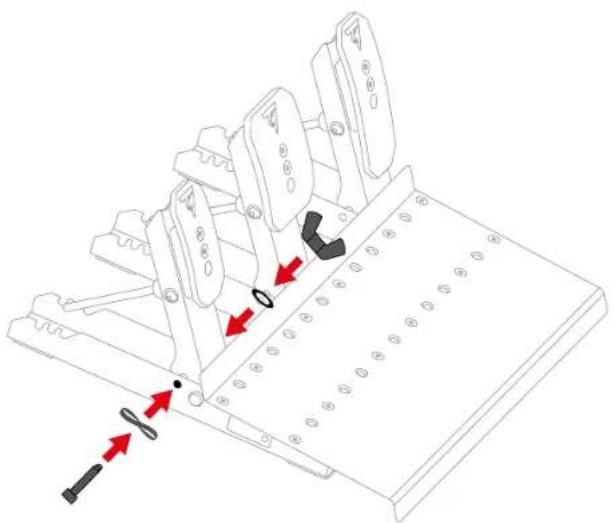 THRUSTMASTER Raceline Pedals III - ペダルセット挟まれ危険 (プレイ時) - 3