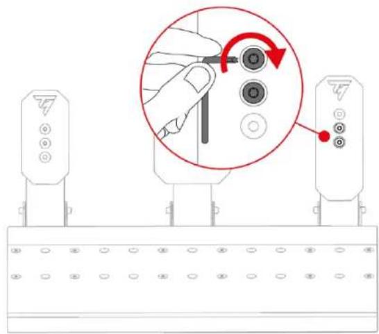 THRUSTMASTER Raceline Pedals III - 調節踏板的高度 - 3