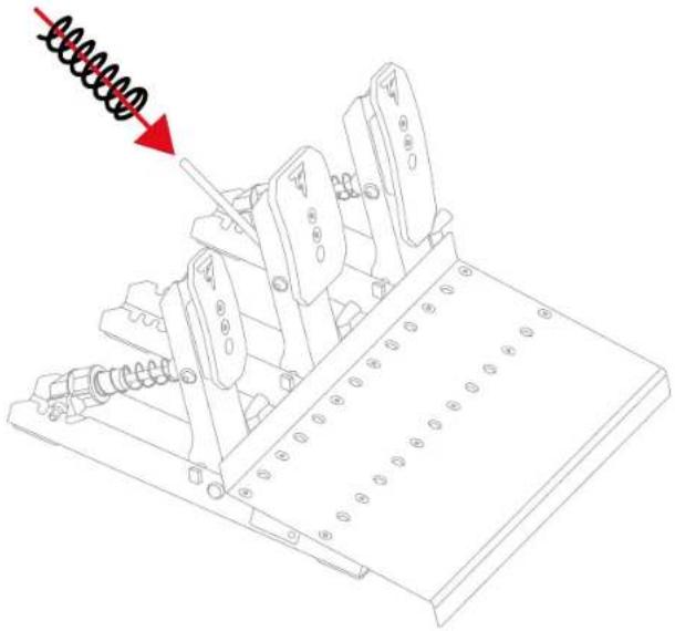 THRUSTMASTER Raceline Pedals III - Modificare la resistenza del pedale del freno - 14