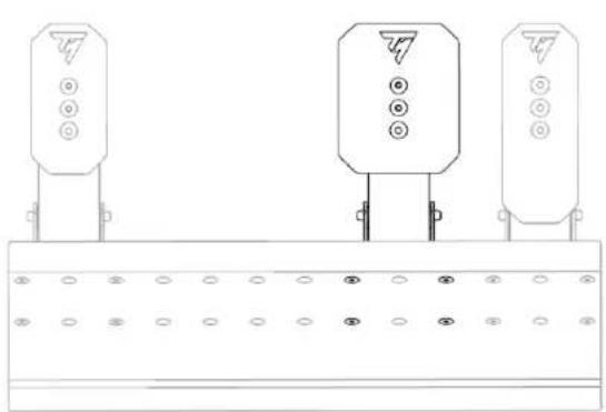 THRUSTMASTER Raceline Pedals III - 調整踏板間距 - 4